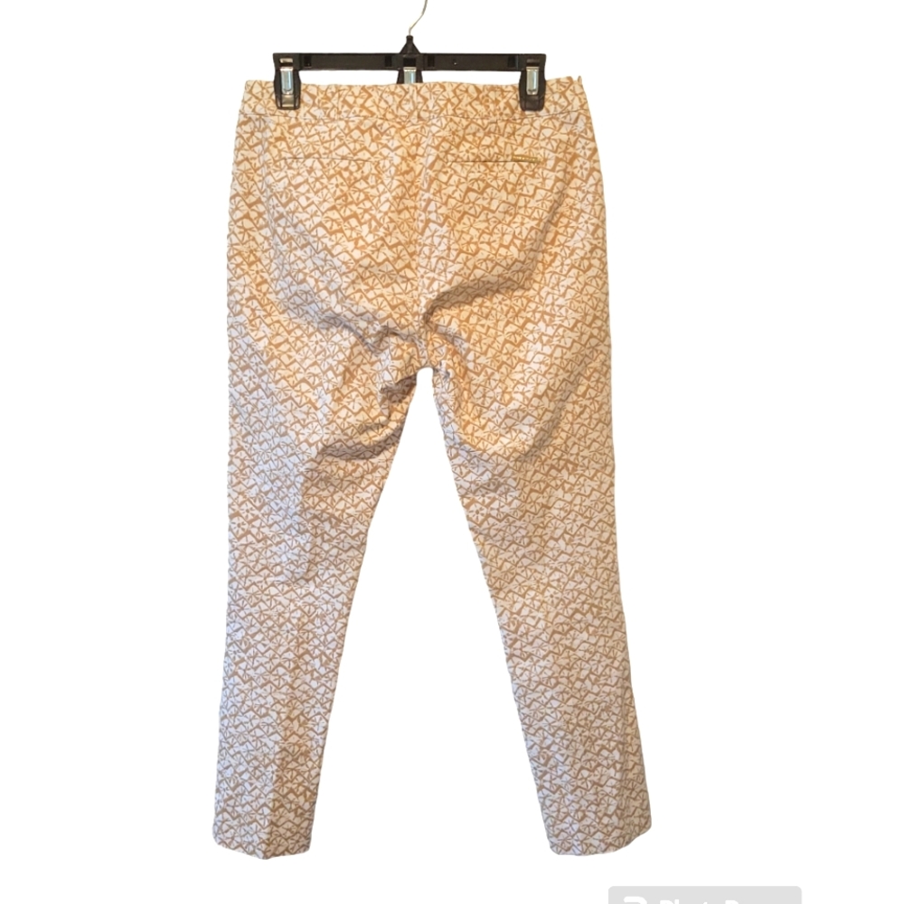 Michael Kors Cream, &Tan Designer Pant - Picture 3 of 9